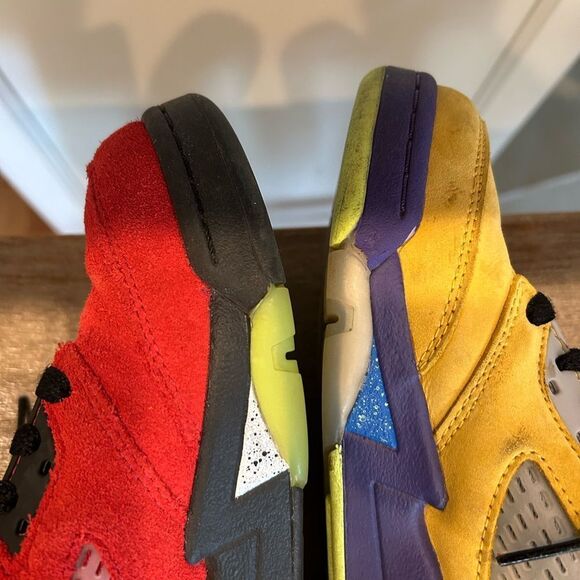 - Boy’s Jordan 5 Retro “What The..” Size 7Y no insoles - Picture 9 of 11